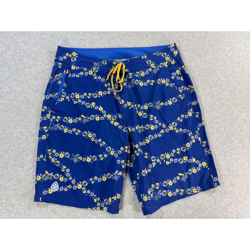Stio DRIFTER Surf Swim Board Shorts (Men's‎ 38) Blue - 12"